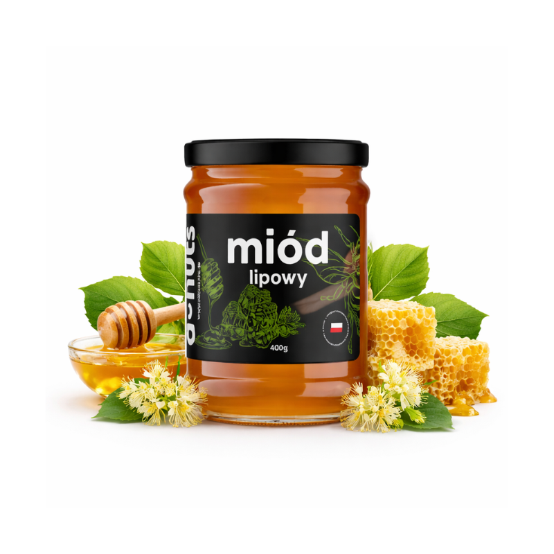 Miód Lipowy nektarowy 400 g