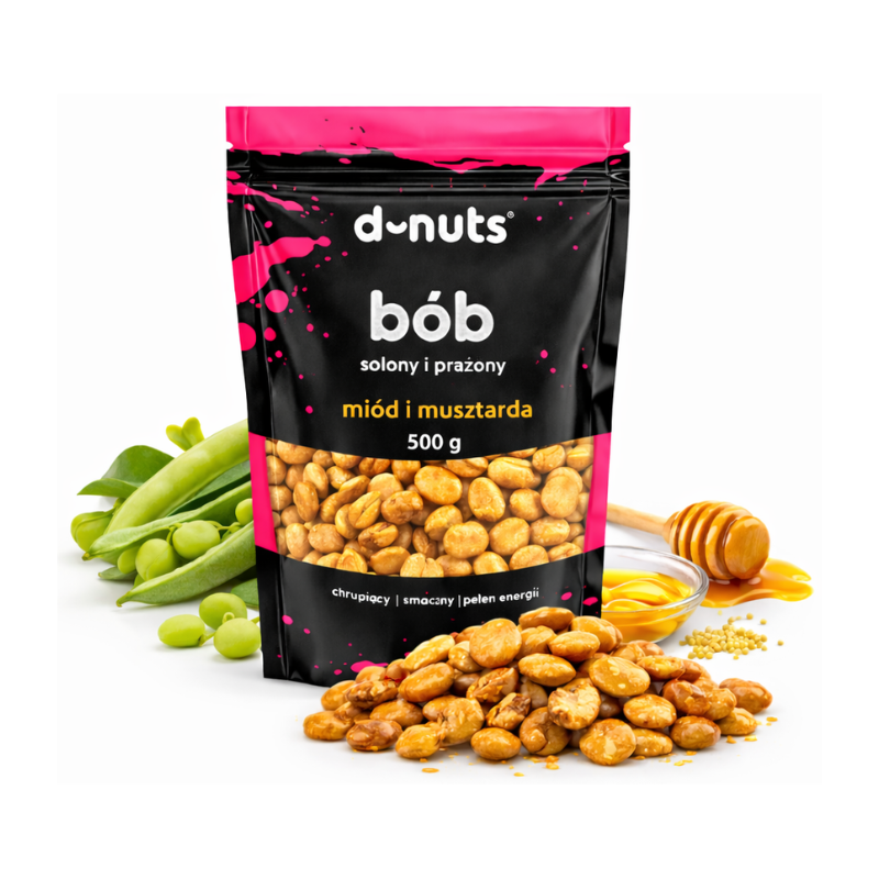 Bób o smaku miodu i musztardy 500 g