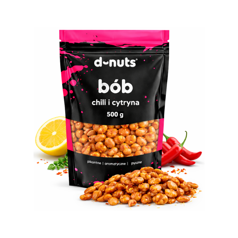 Bób o smaku chili z cytryną 500g