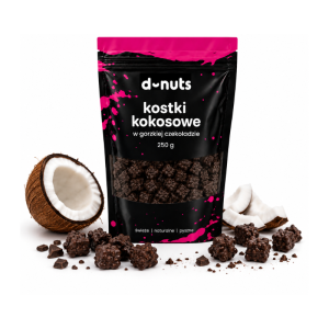 Kostki kokosowe w gorzkiej czekoladzie 250g