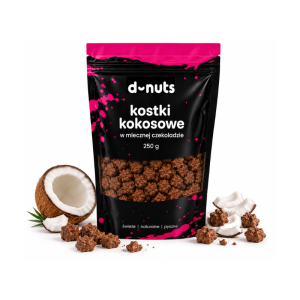 Kostki kokosowe w mlecznej czekoladzie 250g