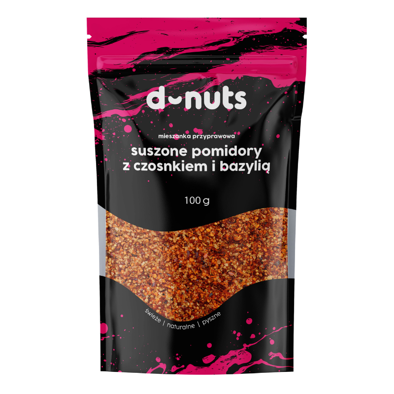 PRZYPRAWA POMIDOR Z BAZYLIĄ I CZOSNKIEM 100 G - obrazek 2